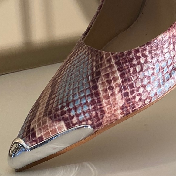 MARCIANO STILETTOS IN PYTHON PRINT - LIKE NEW - Picture 11 of 16